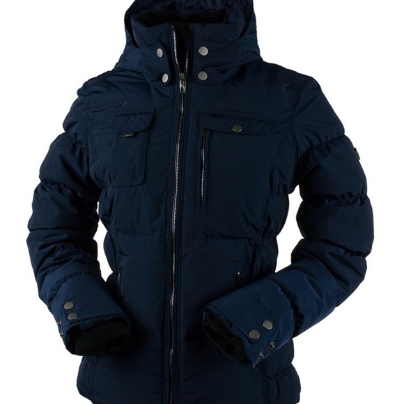 obermeyer leighton jacket- NAVY STORM CLOUD - Picture 5 of 6